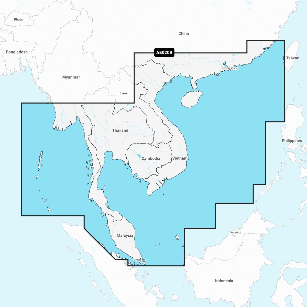 Garmin Navionics+ AE020R Südchina und Andamanen See Garmin Navionics+ AE020R Südchina und Andamanen See