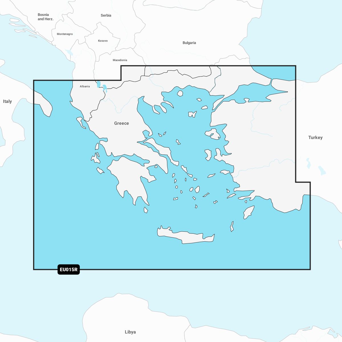 Garmin Navionics+ EU015R Ägäis, Marmara See