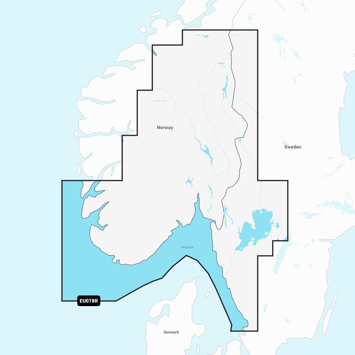 Garmin Navionics+ EU078R Norwegen Südwestküste, Skagerrak und Haugesund Garmin Navionics+ EU078R Norwegen Südwestküste, Skagerrak und Haugesund