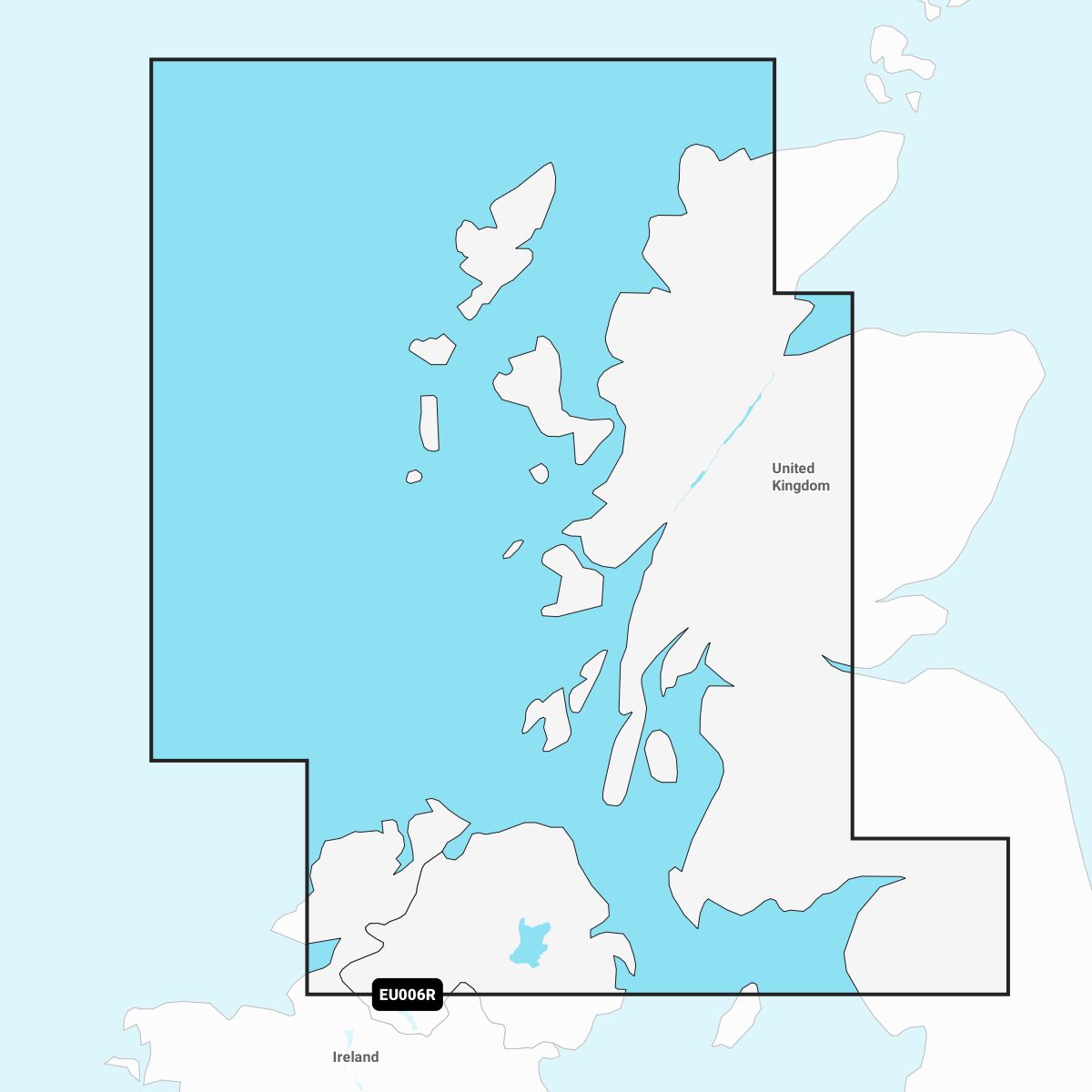 Navionics+ EU006R Schottland Westküste, Irland Nordküste Navionics+ EU006R Schottland Westküste, Irland Nordküste
