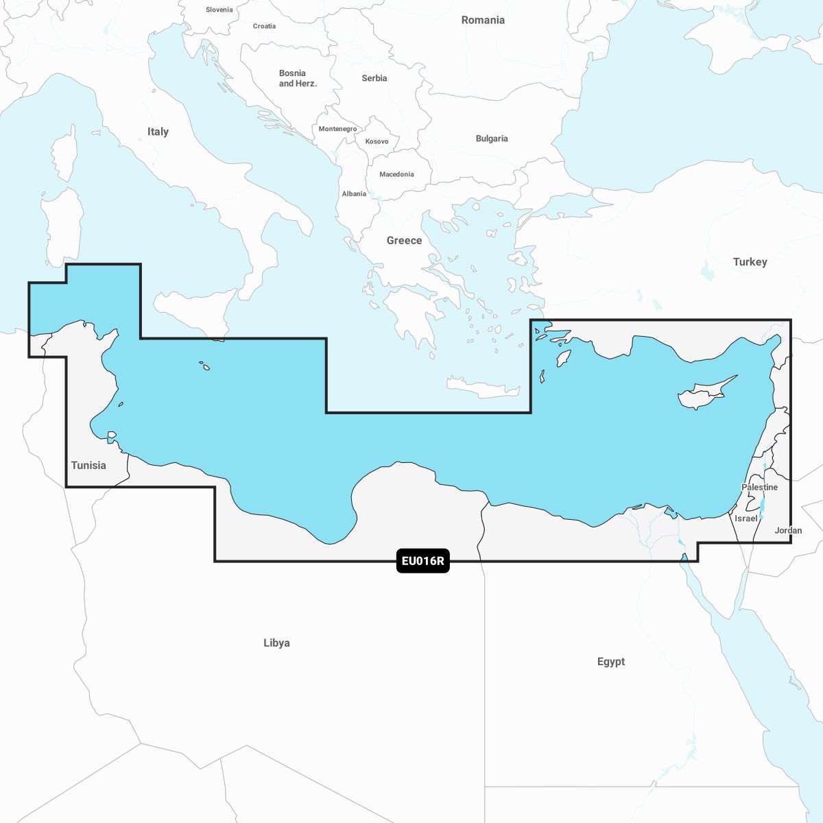 Navionics+ EU016R Mittelmeer Afrika Nordküste, Türkei Südküste, Zypern, Syrien, Libanon, Israel Navionics+ EU016R Mittelmeer Afrika Nordküste, Türkei Südküste, Zypern, Syrien, Libanon, Israel