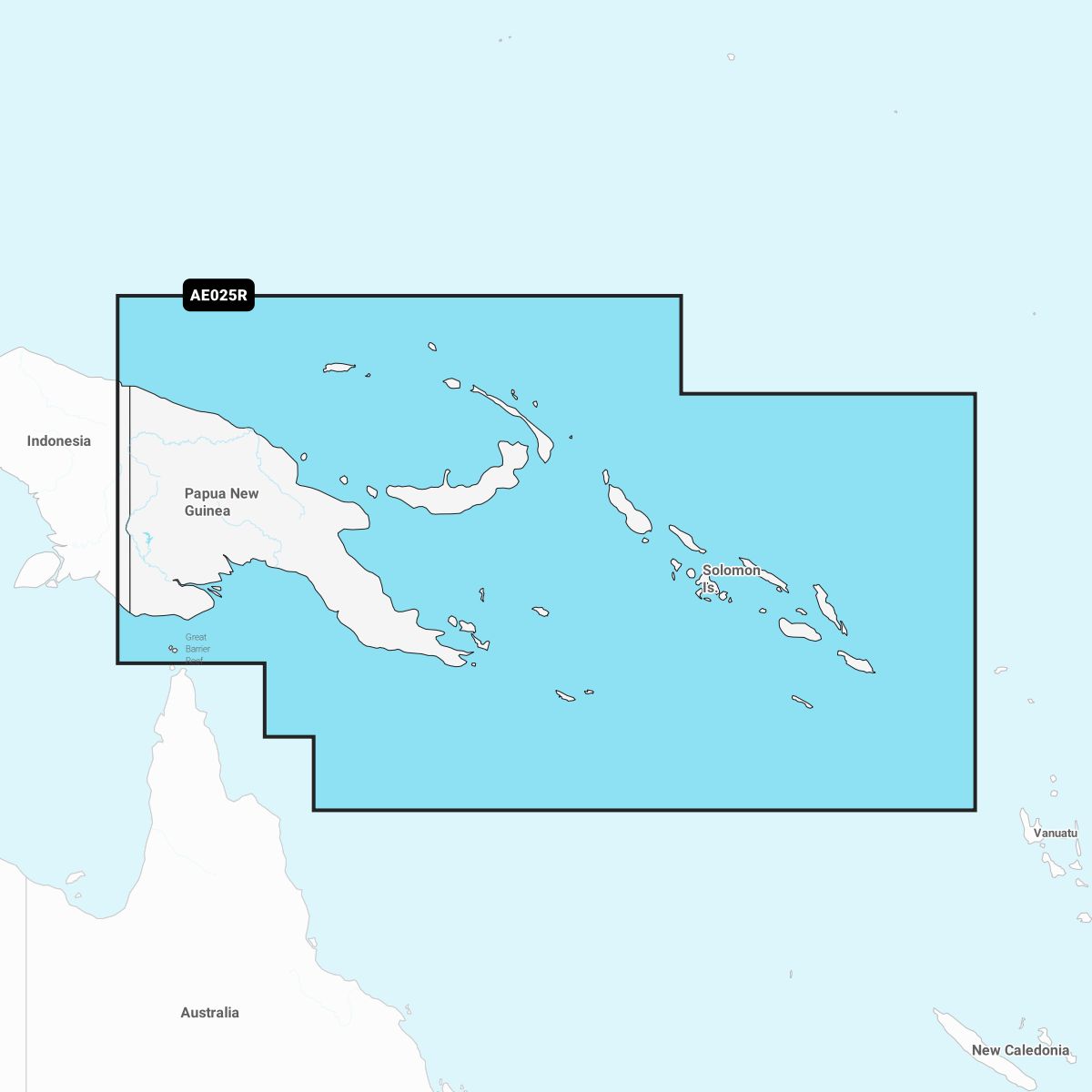 Navionics+ AE025R Papue Neu Guinea und Solomon Inseln Navionics+ AE025R Papue Neu Guinea und Solomon Inseln