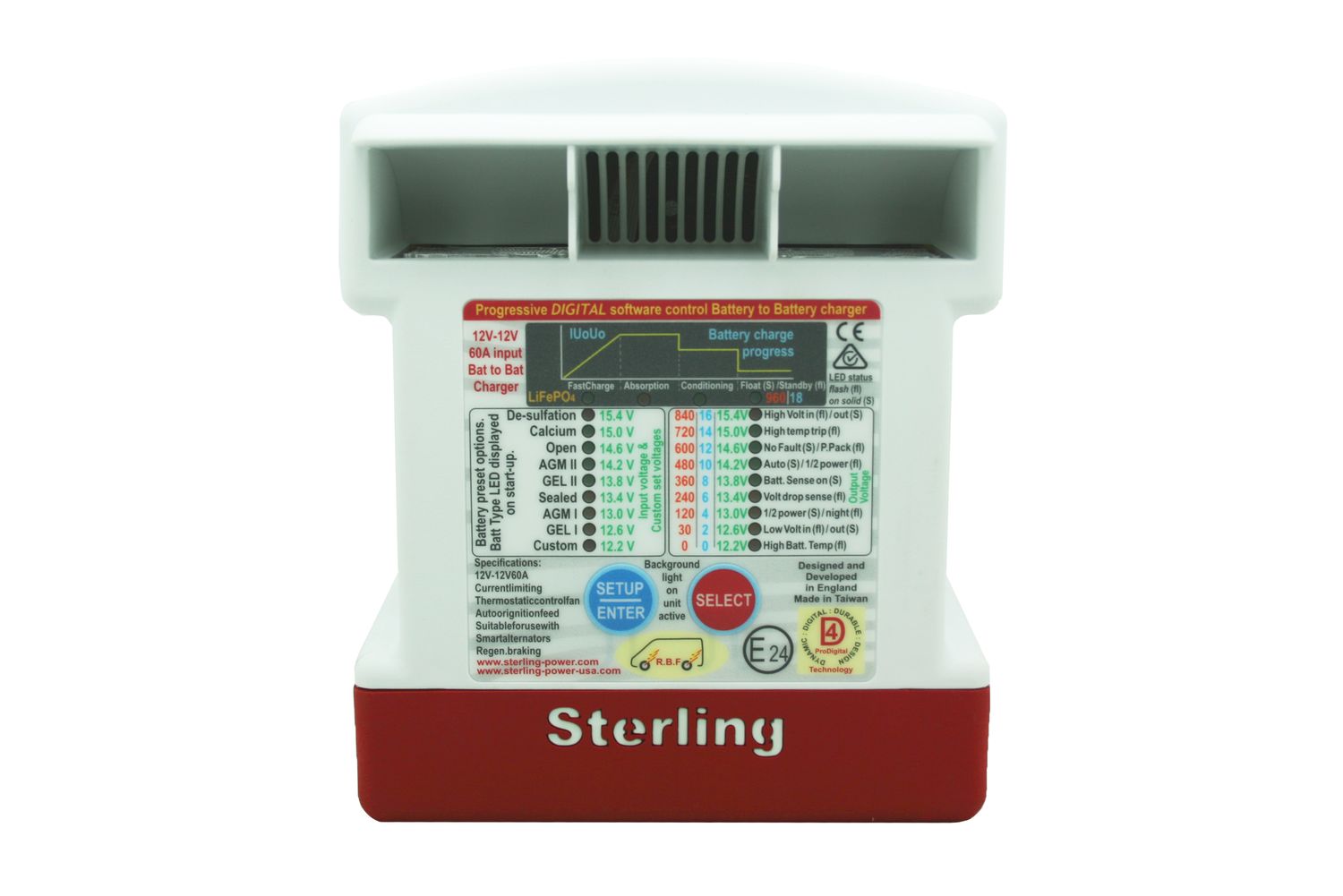 Sterling Pro Batt Ultra 24V B2B Ladegerät Sterling Pro Batt Ultra 24V B2B Ladegerät
