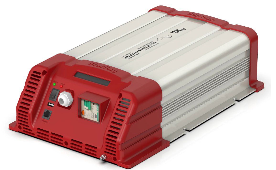 Sterling PSRCD Wechselrichter mit FI - PS-Serie 24V 1500W Sterling PSRCD Wechselrichter mit FI - PS-Serie 24V 1500W