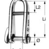 WICHARD Schlüsselschäkel 6mm