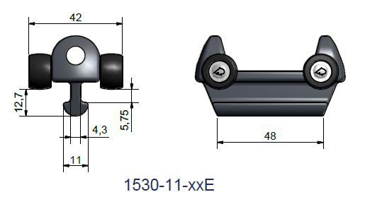 Rutgerson BS Rutscher mit M10-Gewinde Rutgerson BS Rutscher mit M10-Gewinde