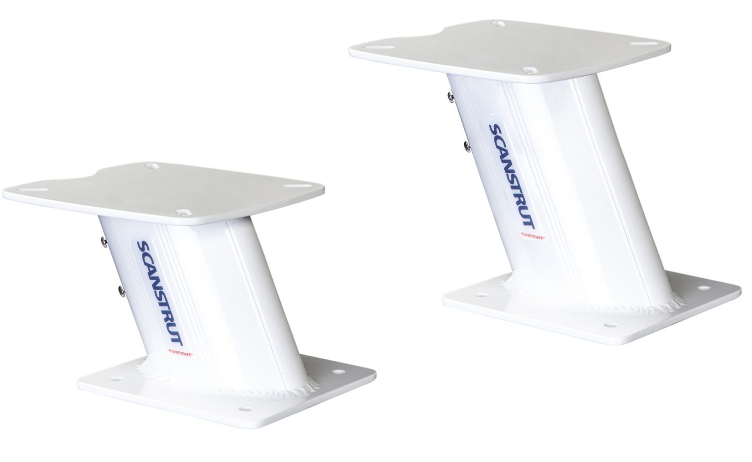 Scanstrut PowerTower Radarhalterung APT-150-02 und APT-250-02, nach hinten geneigt Scanstrut PowerTower Radarhalterung APT-150-02 und APT-250-02, nach hinten geneigt