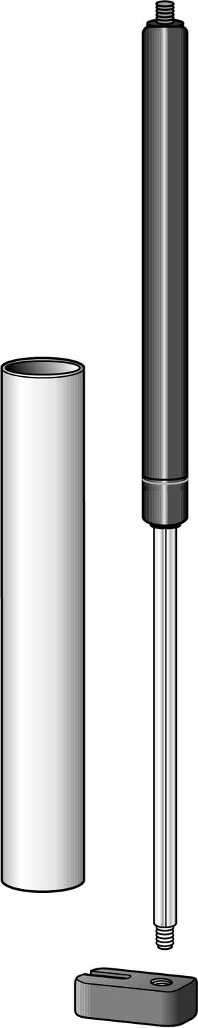 Gasdruckfeder 700N für Rodkicker 05 Gasdruckfeder 700N für Rodkicker 05