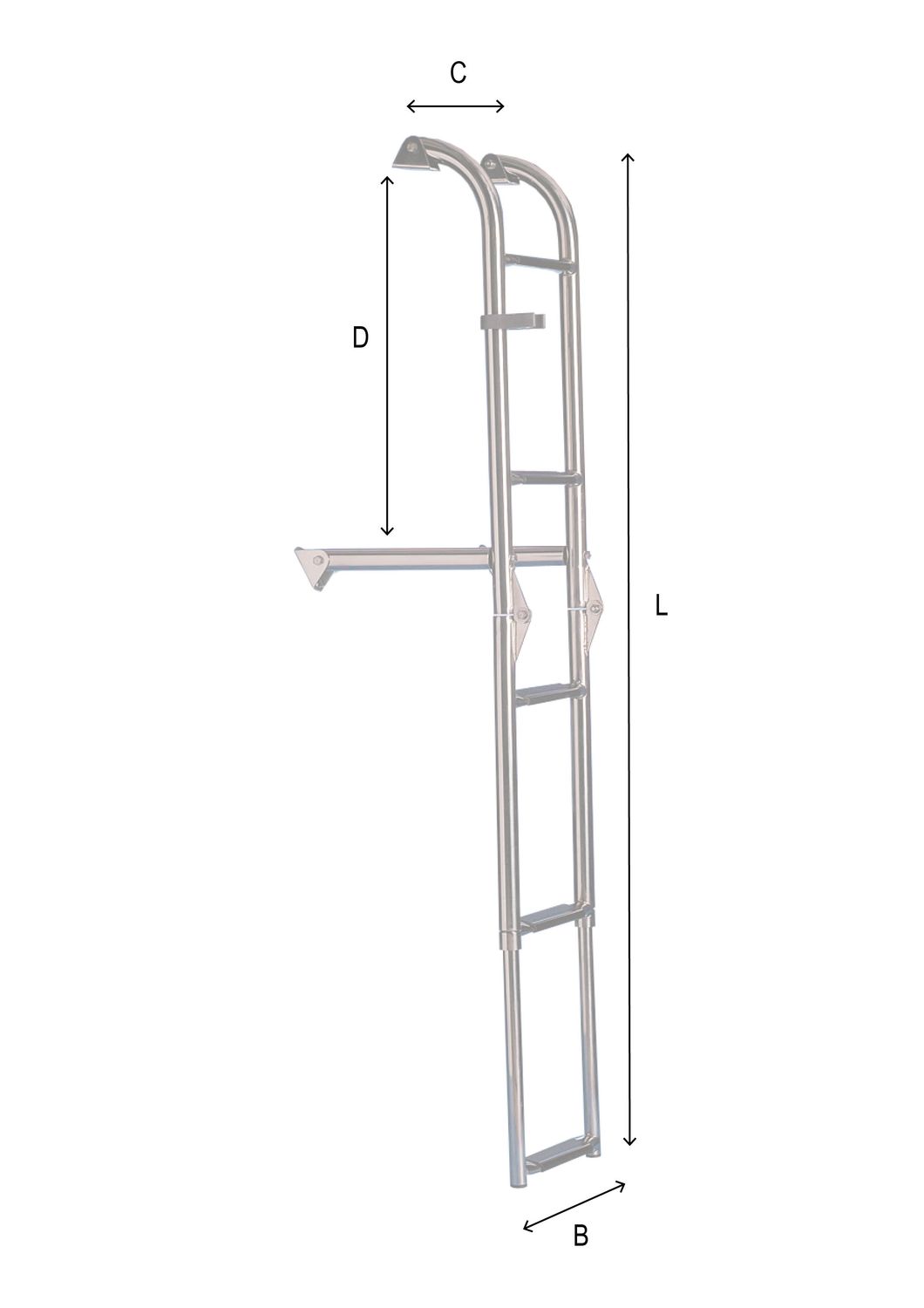 Batsystem Heckleiter 5-stufig 1185mm Batsystem Heckleiter 5-stufig 1185mm – Bild 2