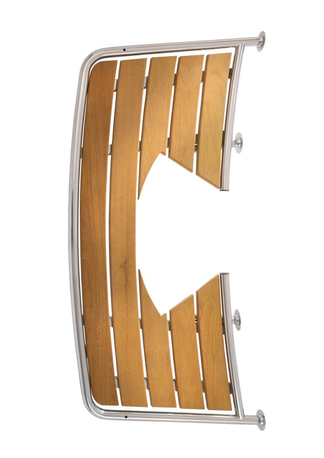 Batsystem Heckplattform Serie 60 Teak B=1300mm H=600mm Rohr D=32mm Ausschnitt für Ruder Batsystem Heckplattform Serie 60 Teak B=1300mm H=600mm Rohr D=32mm Ausschnitt für Ruder