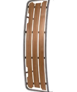 Batsystem Heckplattform für Segelboote Serie 35 PT1553530 Teak B=1550mm T=410mm Rohr D=32mm