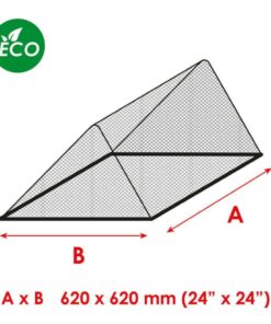 Waterline Moskitonetz ECO zum Überwurf für Decksluken - 620x620mm Waterline Moskitonetz ECO zum Überwurf für Decksluken - 620x620mm – Bild 2