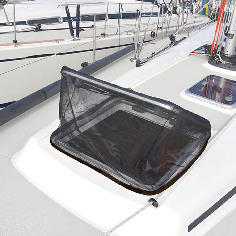 Waterline Moskitonetz zum Überwurf für Decksluken - 720x720mm Waterline Moskitonetz zum Überwurf für Decksluken - 720x720mm – Bild 2