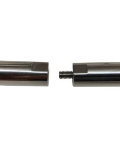 Lattenverbinder geschraubt aus Edelstahl für runde Segellatten