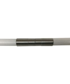 Lattenverbinder geschraubt aus Edelstahl für runde Segellatten Lattenverbinder geschraubt aus Edelstahl für runde Segellatten – Bild 2