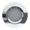 Batsystem Deckenlampe Stella rostfreier Stahl 12V warmweisses Licht Wabenstruktur D=78mm batsystem batsystem led deckenleuchte stella ba 10010 cover hdcap9tnm2