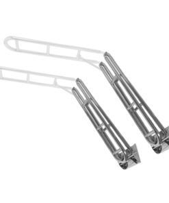 Batsystem zusammenfaltbarer Davit-Satz (2 Stück) Rohr D=32mm für für gerades Heck mit Hebetalje
