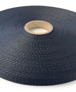 Schweres Polyester Gurtband Schwarz