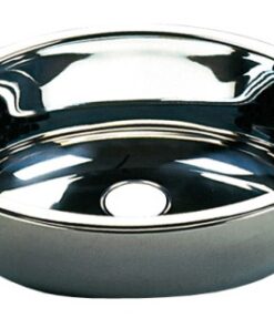 Handwaschbecken Edelstahl oval 380x305mm Handwaschbecken Edelstahl oval 380x305mm