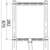 Teleskop-Badeleiter 4 Stufen Länge ca.117cm Teleskop-Badeleiter 4 Stufen Länge ca.117cm