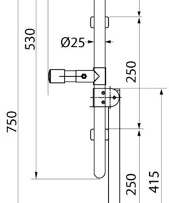 Badeleiter klappbar mit Handlauf 3 Stufen Badeleiter klappbar mit Handlauf 3 Stufen