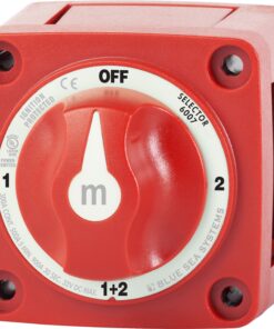 Blue Sea Systems Switch Battery m-Series Selector 4 Position Red Blue Sea Systems Switch Battery m-Series Selector 4 Position Red – Bild 2