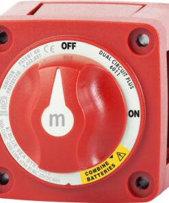 Blue Sea Systems Switch Battery m-Series Dual Circuit Plus Red Blue Sea Systems Switch Battery m-Series Dual Circuit Plus Red – Bild 2