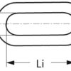 Kette AISI316 langgl. 8mmx50m