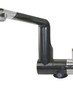 CAN Wasserhahn, schwenk-klappbar kalt PP/Cr 12V-Schalter, Schlauch 8/10mm