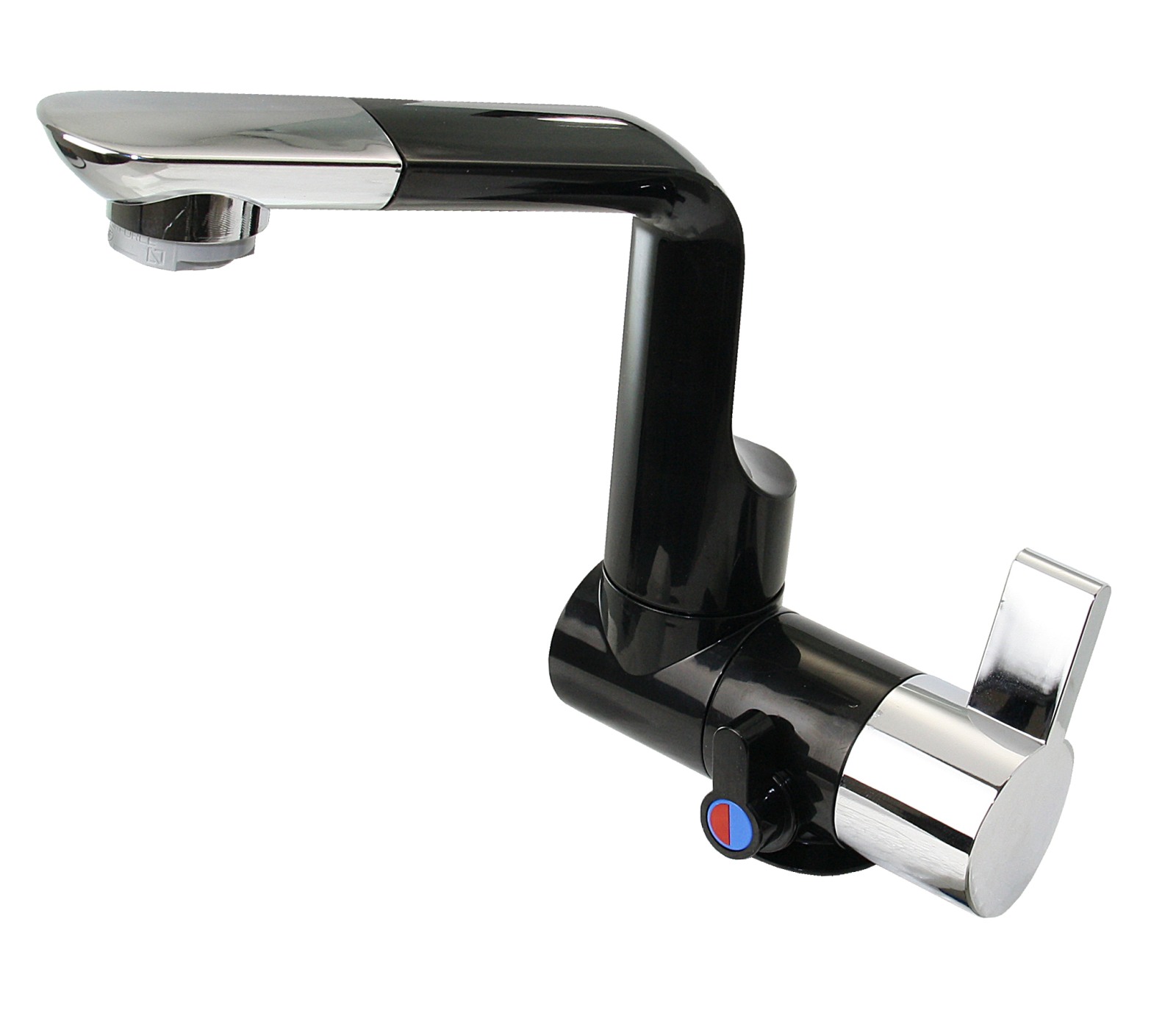 CAN Wasserhahn, klappbar kalt PP/Cr 12V-Schalter, für Schlauch 8/10mm CAN Wasserhahn, klappbar kalt PP/Cr 12V-Schalter, für Schlauch 8/10mm