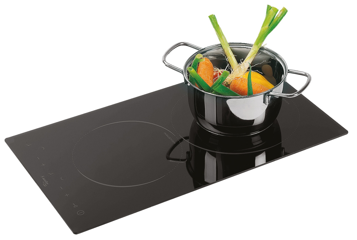 CAN Einbau-Induktionsherd PI3050 mit 2 Kochfeldern und Touch-Bedienung CAN Einbau-Induktionsherd PI3050 mit 2 Kochfeldern und Touch-Bedienung