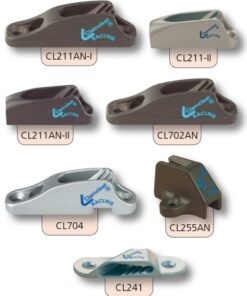 CLAMCLEAT Racing Junior Mk1 für Seil 3-6mm Alu verchromt CLAMCLEAT Racing Junior Mk1 für Seil 3-6mm Alu verchromt