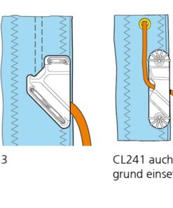 CLAMCLEAT Racing Sail Line Backbord für Seil 3-6mm Nylon schwarz 10St. CLAMCLEAT Racing Sail Line Backbord für Seil 3-6mm Nylon schwarz 10St.