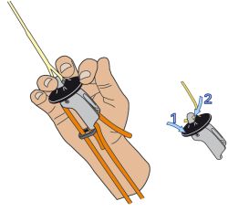 Trapezgriffscheibe passend zu CL253 Trapezgriffscheibe passend zu CL253