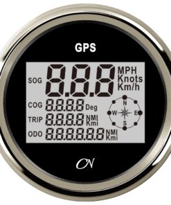 GPS Tacho digital + Kompass weiß/chrom GPS Tacho digital + Kompass weiß/chrom