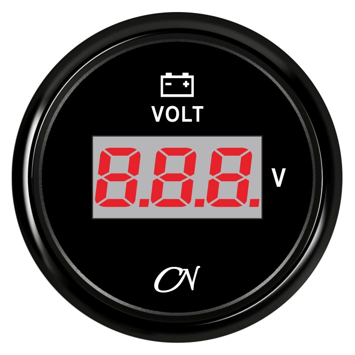 CN-Instrument Voltmeter DIGITAL schwarz/chrom CN-Instrument Voltmeter DIGITAL schwarz/chrom