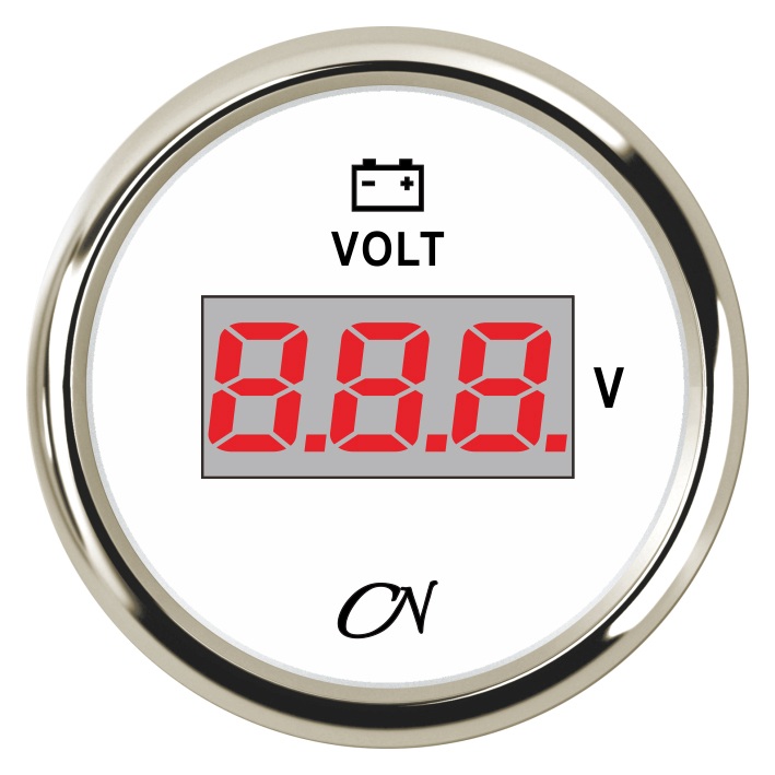 CN-Instrument Voltmeter DIGITAL schwarz/chrom CN-Instrument Voltmeter DIGITAL schwarz/chrom