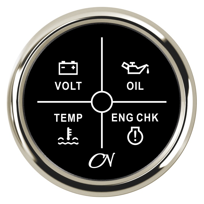 4fach Anzeige Spannung.Öldr.Temp.Check schw./schw. 4fach Anzeige Spannung.Öldr.Temp.Check schw./schw.