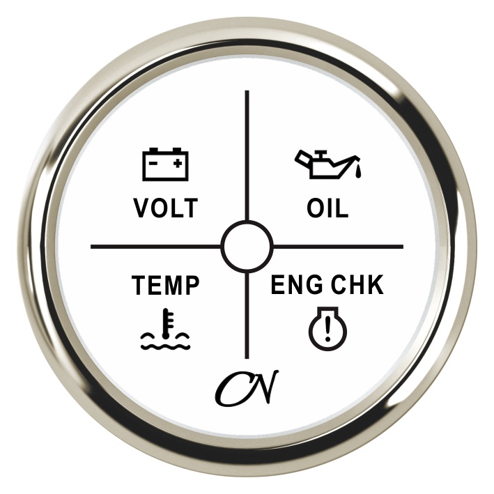 4fach Anzeige Spannung.Öldr.Temp.Check schw./schw. 4fach Anzeige Spannung.Öldr.Temp.Check schw./schw.