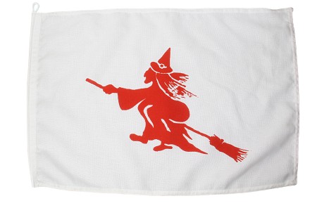 Flagge 20 x 30 cm FRAU AN BORD Flagge 20 x 30 cm FRAU AN BORD