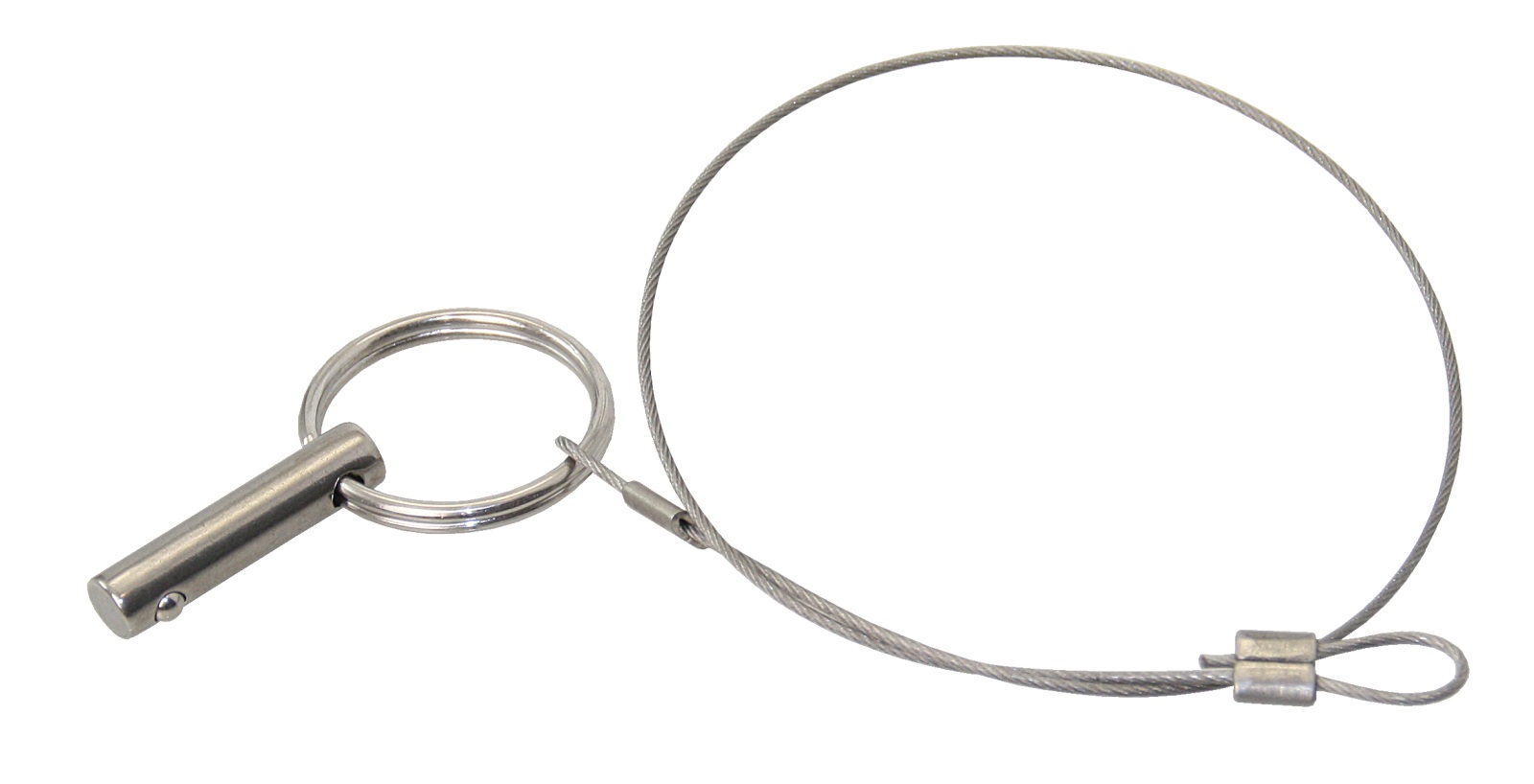 Klappnasenbolzen mit 15cm Sich.Seil VP=10St. Klappnasenbolzen mit 15cm Sich.Seil VP=10St.