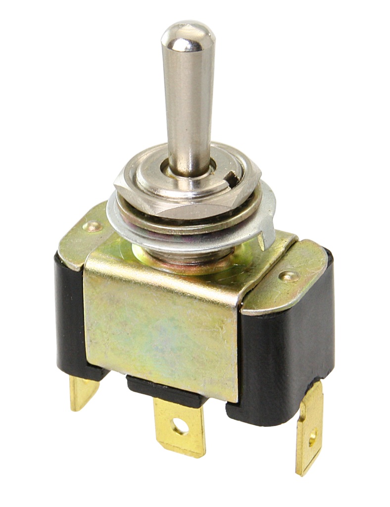 Kippschalter Messing <auch f. Schalttafeln> Kippschalter Messing