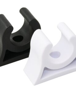 Rohrklemme schwarz für Durchmesser 12.5mm bzw.1/2"