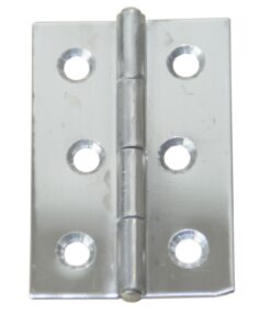 Scharnier schmal Edelstahl matt 60 x 34 x 1.2mm