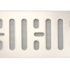 Lüftungsschieber Edelstahl 255 x 51mm