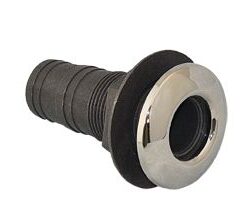 Borddurchbruch Acetal 3/4" weiß 90°-Winkel Borddurchbruch Acetal 3/4" weiß 90°-Winkel