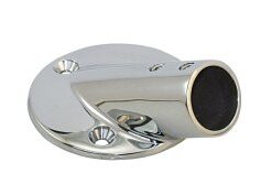 Edelstahl-Relingsbeschlag Endstück 90°rund 22mm Edelstahl-Relingsbeschlag Endstück 90°rund 22mm