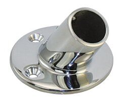 Edelstahl-Relingsbeschlag Endstück 90°rund 22mm Edelstahl-Relingsbeschlag Endstück 90°rund 22mm