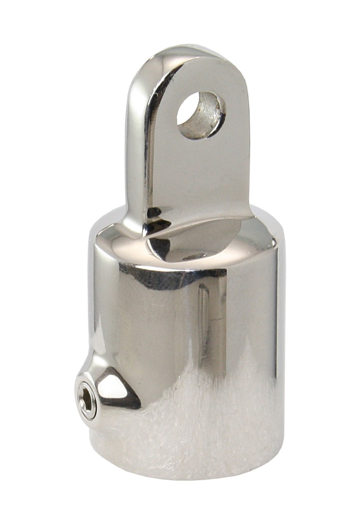 Edelstahl-Toppkappe ELEGANT für 22mm Rohr Edelstahl-Toppkappe ELEGANT für 22mm Rohr