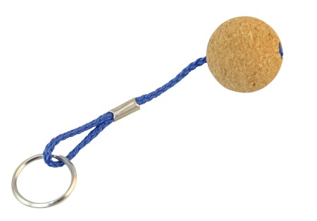 Schlüsselanhänger mit 1 Kork flach-oval Schlüsselanhänger mit 1 Kork flach-oval